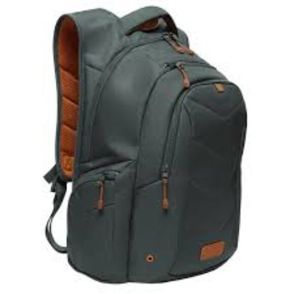 Lole Quilted Backpack Fits Up to 17" Laptop Green Padded Back Shoulder NWOT - Picture 7 of 16